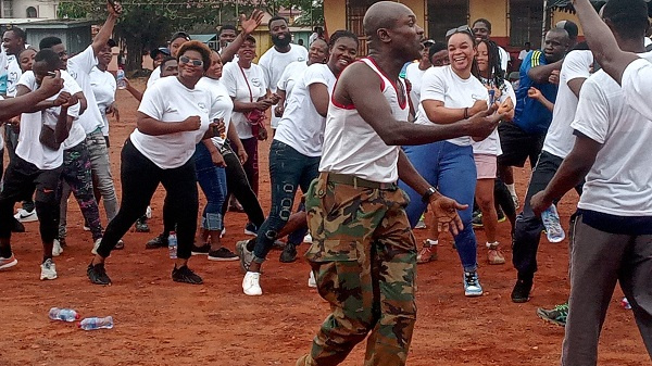 Legacy Foundation shook Kumasi with a massive health walk over the weekend