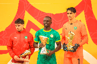 Diaz (L) Mane (M) and Bono (R) were all named in the Team of the Tournament