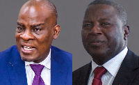 A file photo of Haruna Iddrisu and former Vice-President Alhaji Aliu Mahama