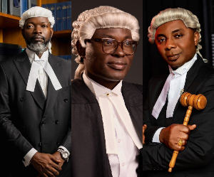 L-R: Nai Atopi Kwashie Abbey VII, Obrempon Hima Dekyi XIV, and Nana Agyei Kokoo Takyifri Beyeeman