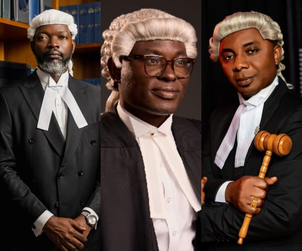 L-R: Nai Atopi Kwashie Abbey VII, Obrempon Hima Dekyi XIV, and Nana Agyei Kokoo Takyifri Beyeeman