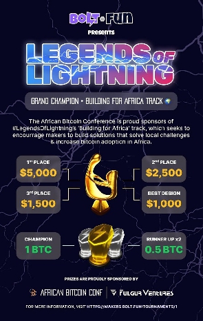 The #LegendsOfLightning ‘Building for Africa’ track is slated for October 12th to December 7th, 2022