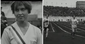 Elizabeth Robinson was the winner of the first-ever women’s 100 metres final held.