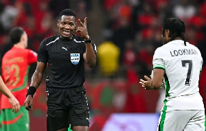 Daniel Laryea officiated the semifinal between Nigeria and Morocco