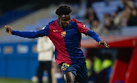 Barcelona B left-back, David Oduro