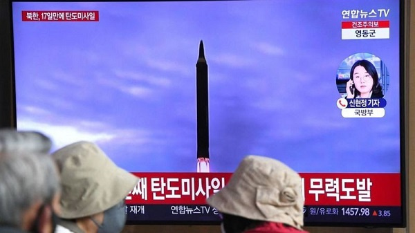 Dis be di first time North Korea don test-fire one solid-fuel intercontinental ballistic missile