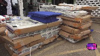 Some of the equipment received by the hospital