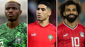 Victor Osimhen, Achraf Hakimi da Mohamed Salah