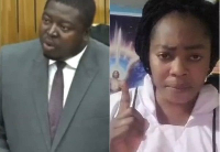 MP for Ejisu,  Kwabena Boateng (L) and Prophetess Jacqueline Owusu Mensah (R)