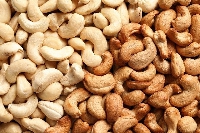 File photo of Cashew nuts