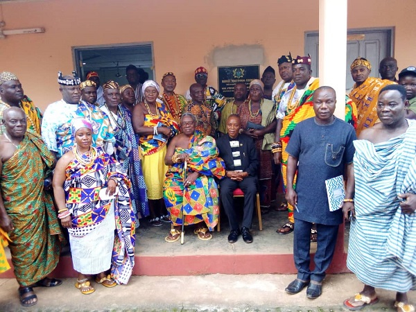 Members of the Dzodze Traditional Council in a group picture