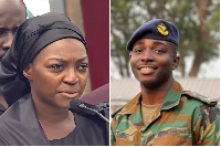 Naval Lt Awura Adjoa Kumi-Kyere and her late husband Flt Lt Manaen Twum