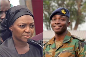 Naval Lt Awura Adjoa Kumi-Kyere and her late husband Flt Lt Manaen Twum