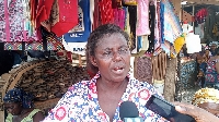 One of the market women who spoke to the reporter