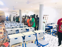 Some of the new items donated to the school