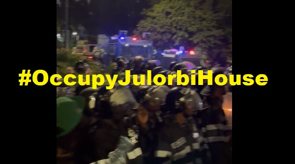 #OccupyJulorbiHouse protesters
