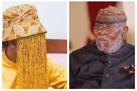 Anas Aremeyaw Anas (left) and Dr. Nyaho Nyaho-Tamakloe