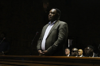 SA's national police commissioner Fannie Masemola appears in the Pretoria Magistrates Court