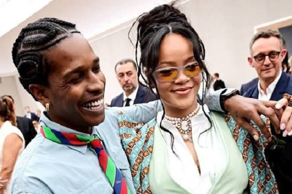 A file photo of A$AP Rocky and Rihanna