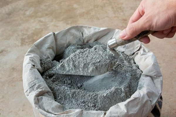 A photo of cement