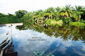 The serene lake at Mim in the Ahafo regio