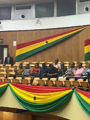 Asiedu Nketiah, Sammy Gyamfi and other NDC officials have been spotted in the gallary of parliament