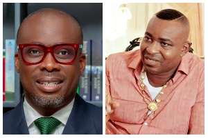 Media personality Paul Adom-Otchere and Bernard Antwi Boasiako, popularly known as Chairman Wontumi