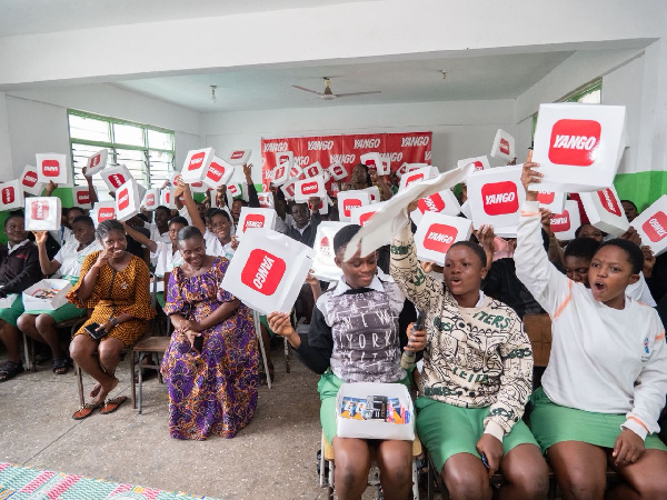 Students of Kaneshie Senior High Technical during the International Youth Day