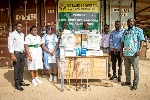 A group picture of some members of ASA and the hospital after the donation