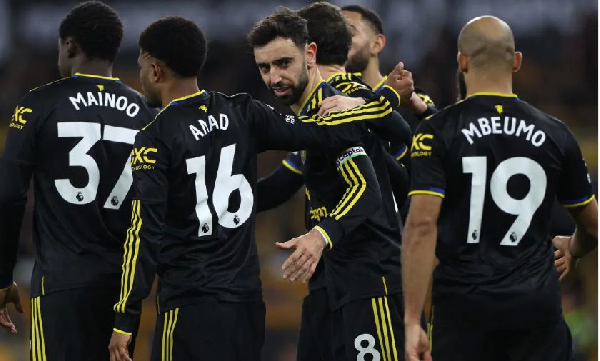 Manchester United beat Wolves 4-1 on December 8, 2025