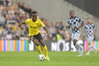 Emmanuel Boateng in action
