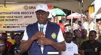 Assistant Commissioner Joseph Asare during the tax sensitization programme