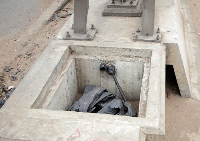 Obetsebi Lamptey interchange has been hit by massive guardrails, other metal fixture theft