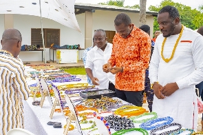 Mark Okraku Mantey at the 2023 Manya Krobo Ngmayem Festival