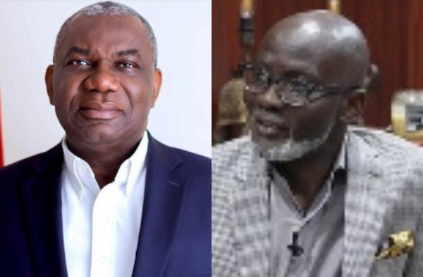 Gabby Asare Otchere-Darko (right), Boakye Agyarko (left)