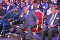 Gabby Otchere-Darko and President Nana Addo at the just ended APN summit
