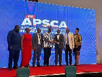 BOST MD, Edwin Provencal with other reps from the company during the APSCA awards ceremony