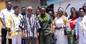 Nii Armah Ashietey among some of his supporters
