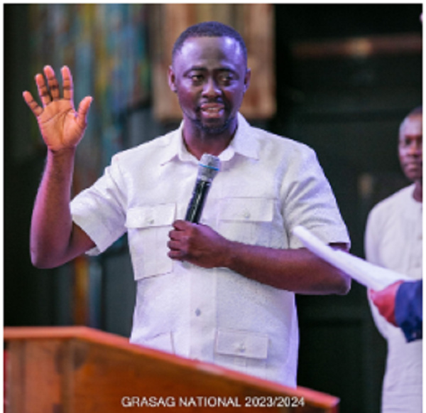 GRASAG National President, Emmanuel Owusu