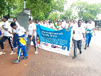 The peace rally was attended by several youth in the region