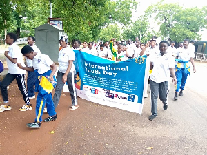 The peace rally was attended by several youth in the region