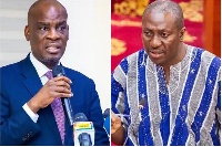 Haruna Iddrisu (L) has hit back at Alexandar Kwamena Afenyo-Markin (R)