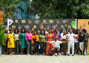 A group photograph of some participants at the event