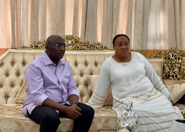 Dr Mahamudu Bawumia and Mavis Hawa Koomson