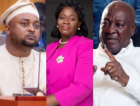 L-R: Vincent Assafuah, Gertrude Torkornoo and President John Dramani Mahama