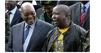 Julius Malema (R) was once an ally of Jacob Zuma (L)