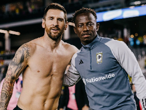 Yeboah first met Messi in 2014