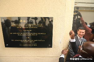 Vice President, Dr. Mahamudu Bawumia inauguration the Royal Ghana Gold Refinery