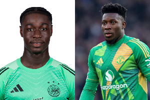 Paul Reverson (L) looked up to Andre Onana (R) during his days at Ajax