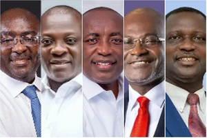 A collage of Dr Mahamudu Bawumia, Dr Bryan Acheampong, Kwabena Agyapong and Dr Yaw Adutwum